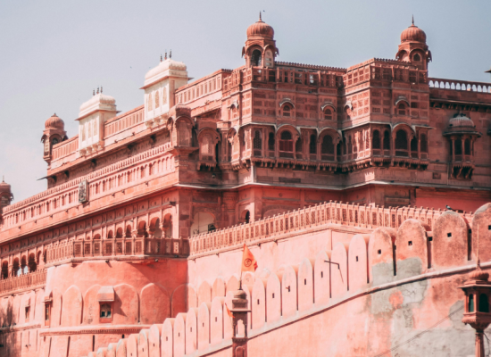 Formidable Junagarh Fort Bikaner featuring mirrored halls and marble courtyards